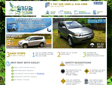 Tablet Screenshot of eaglecarrentals.com